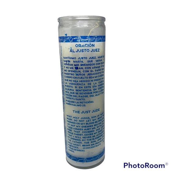 The just judge 7 days candle/ vela el Justo juez 7 días - Picture 2 of 3